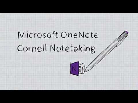 microsoft onenote cornell template